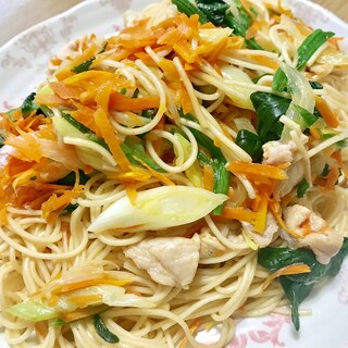 余った野菜で☆そうめんチャンプルー